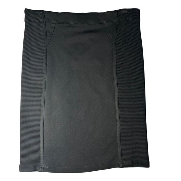 NWT BCBG Paneled Black Pencil Skirt size medium NEW - Picture 4 of 8